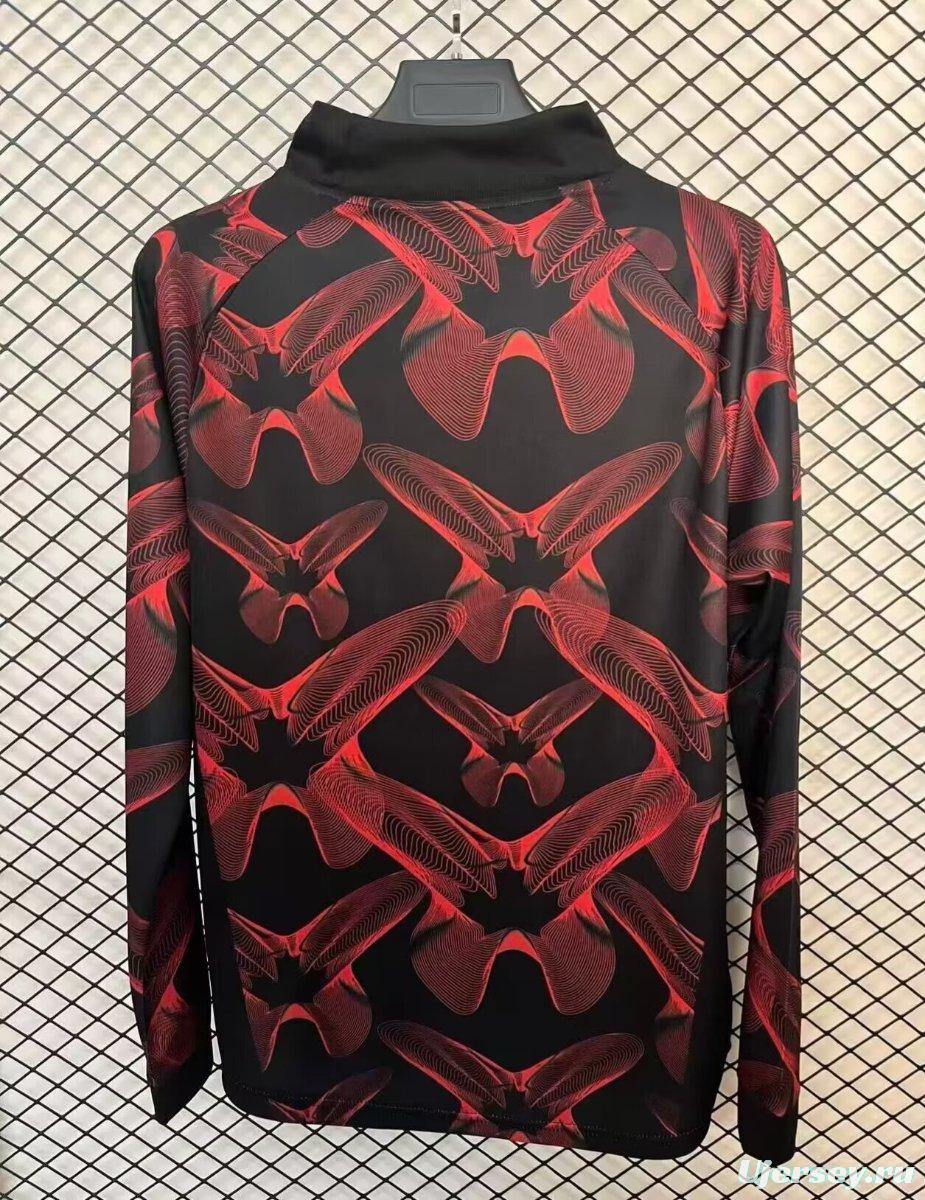 2026 Canada Black/Red Long Sleeve Goalkeeper Jersey