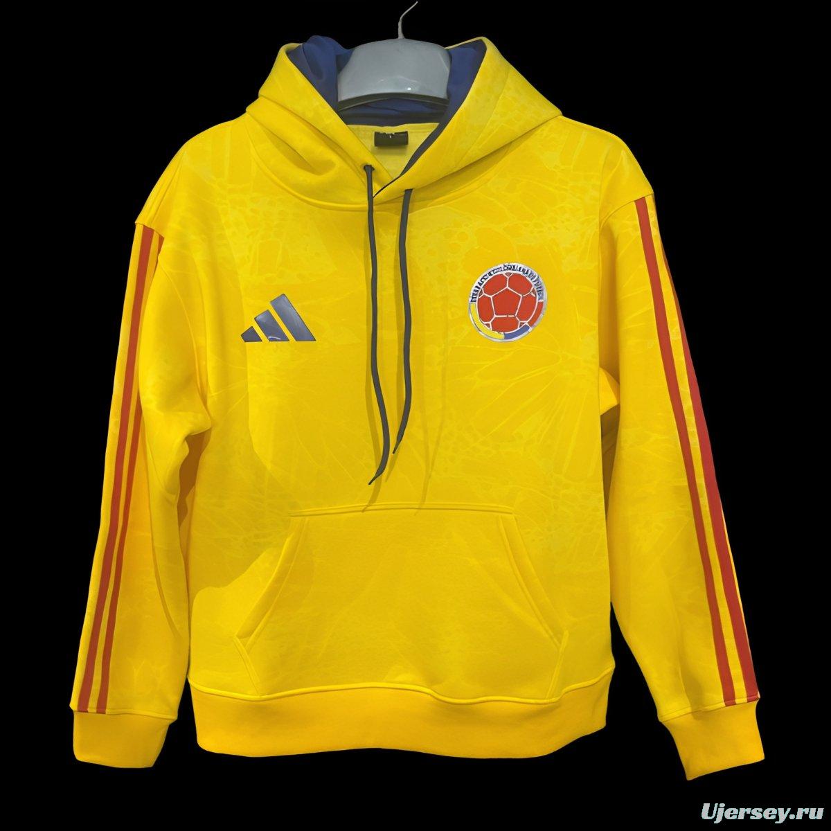 2026 Colombia Yellow Hoodie