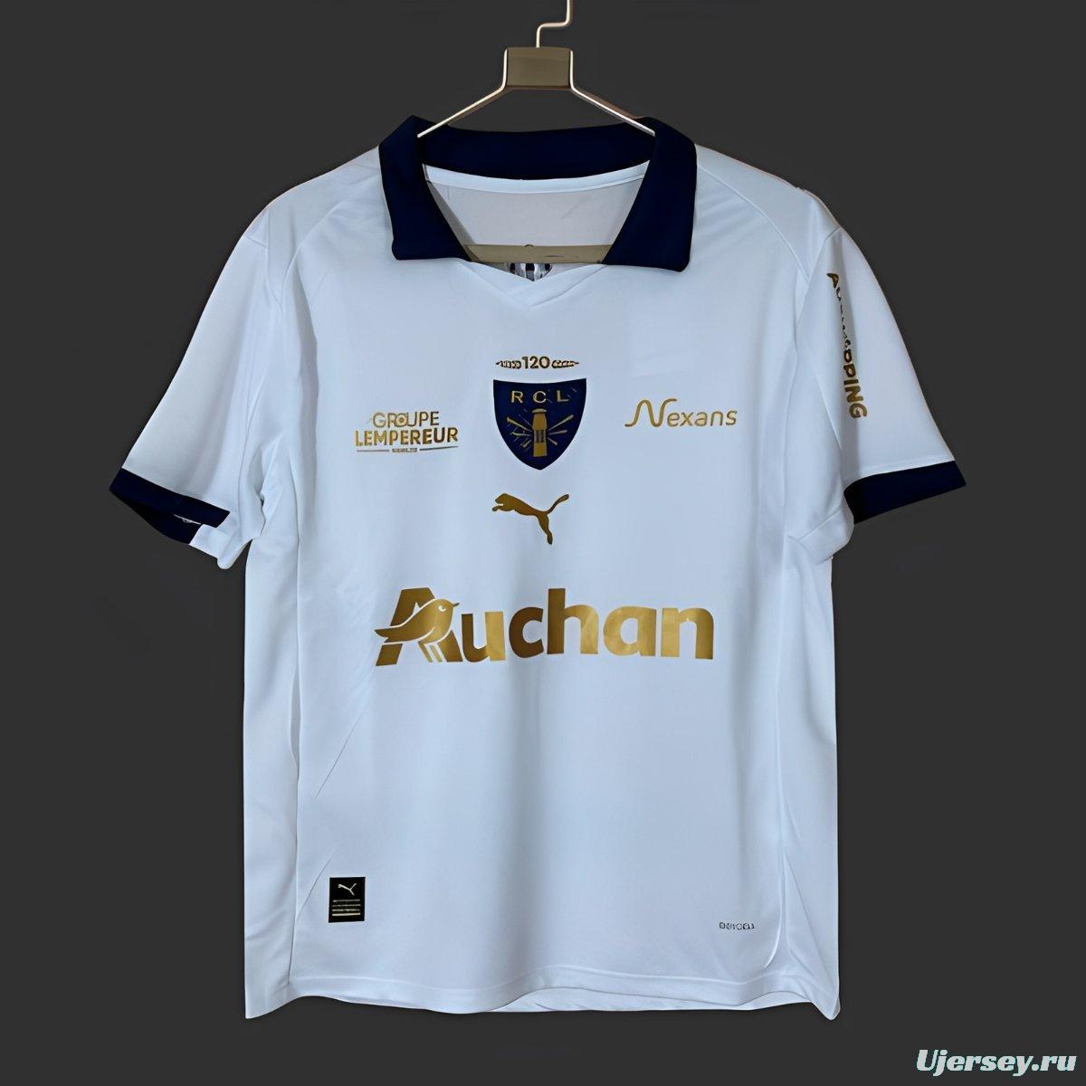 25/26 RC Lens White Goalkeeper Jersey