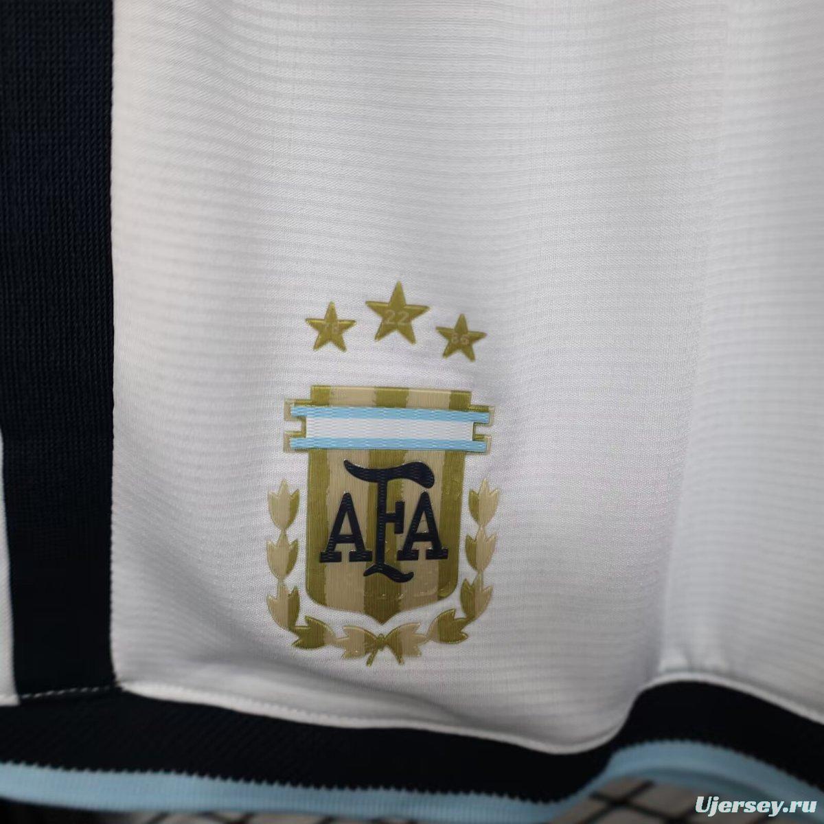 Player Version 2026 Argentina Home Shorts
