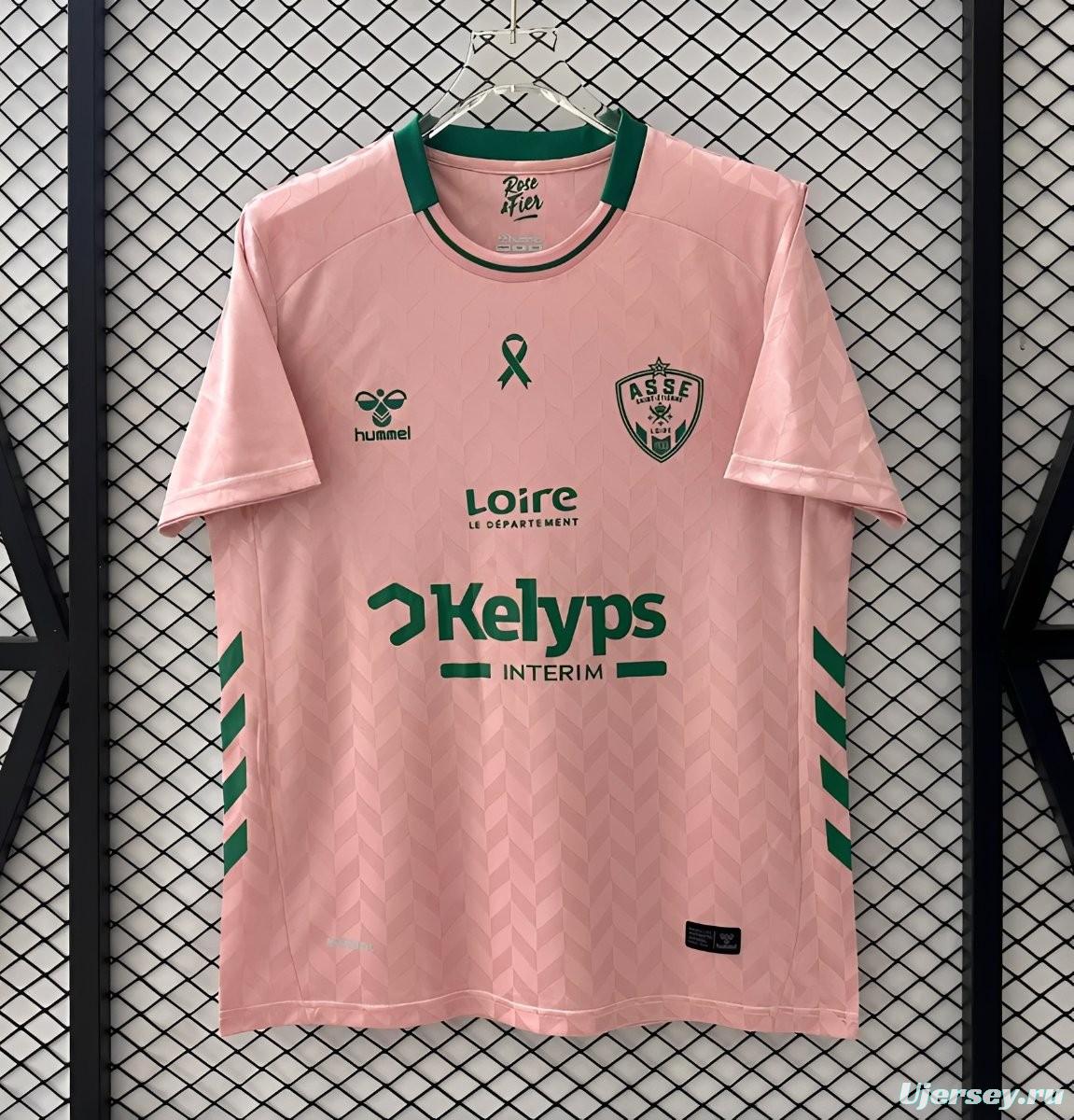 25/26 Saint-Etienne Goalkeeper Pink October Jersey