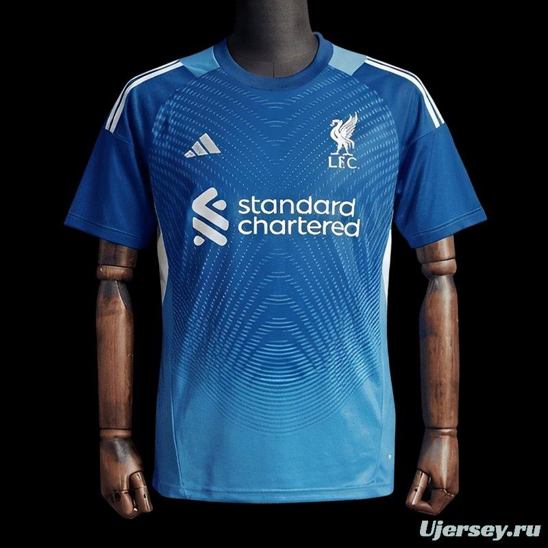 25/26 Liverpool Goalkeeper Blue Jersey