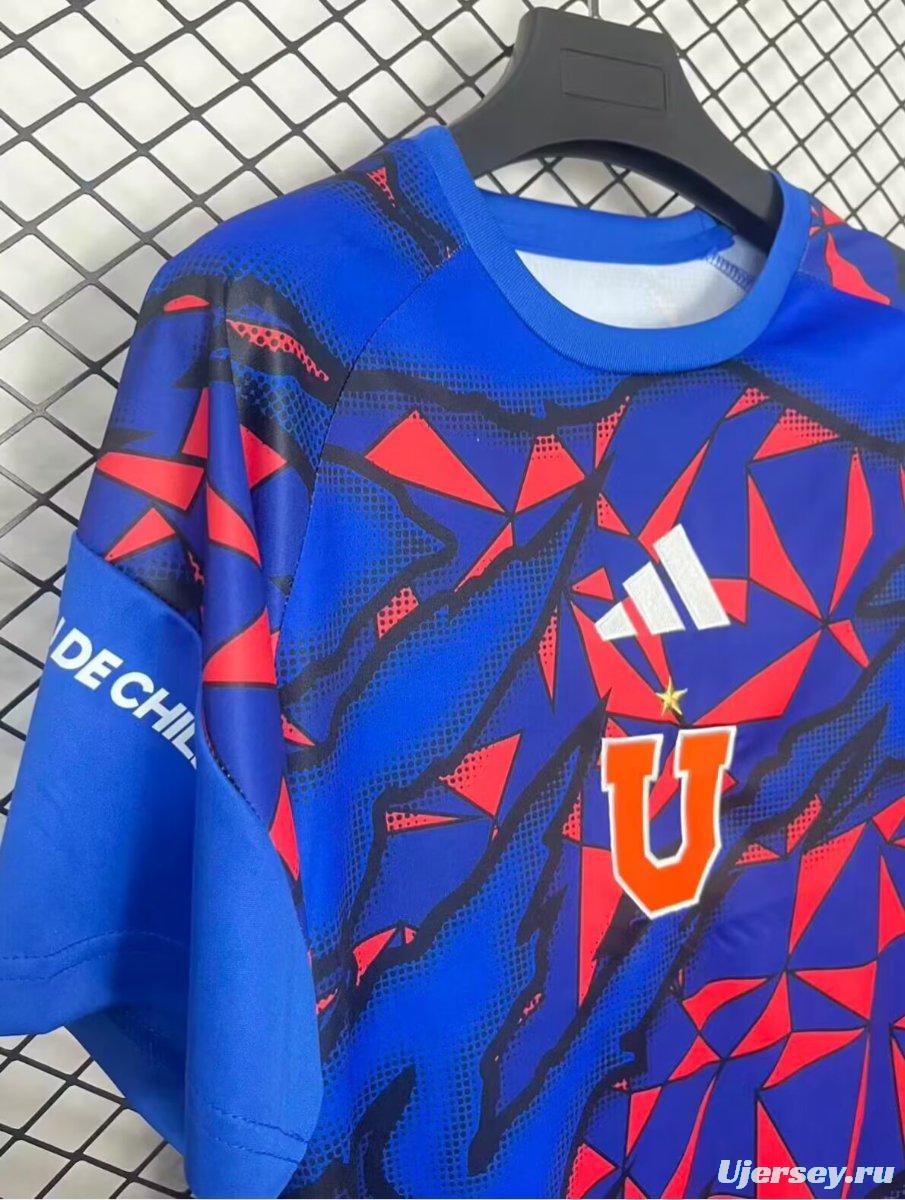 26/27 Club Universidad de Chile Blue Pre-Match Jersey