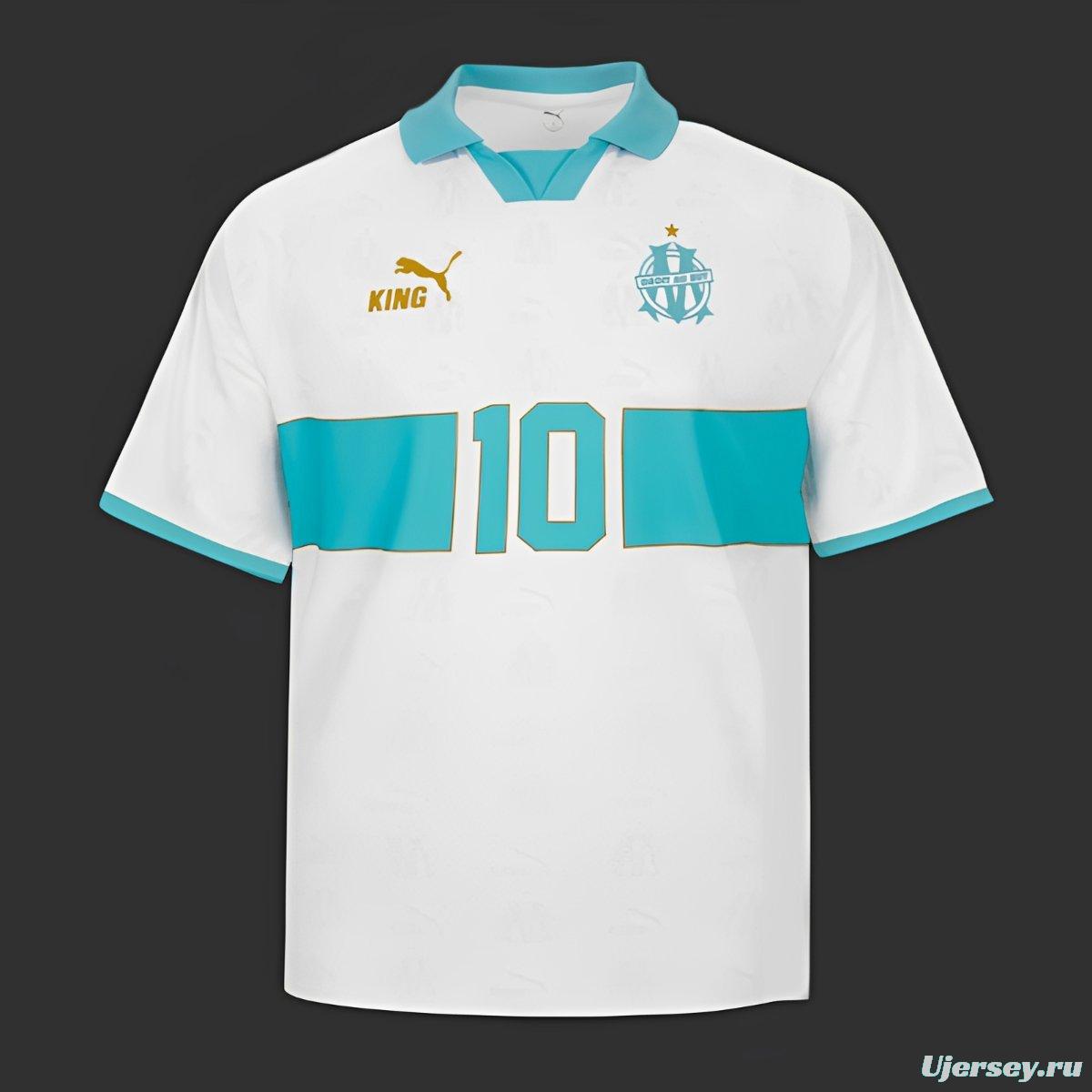 25/26 Puma King Marseille White Special Jersey