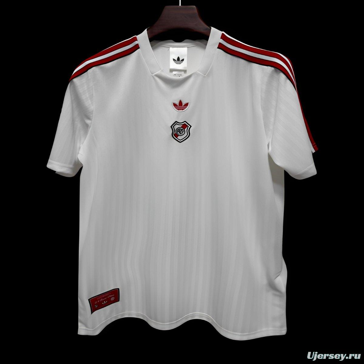 25/26 River Plate Adidas Terrace Icons White Jersey