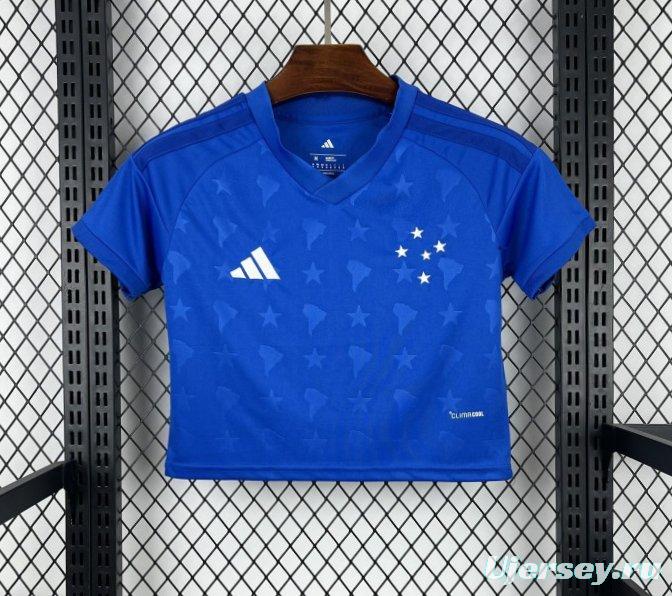 2026/27 Womens Cruzeiro Crop Top Home Jersey