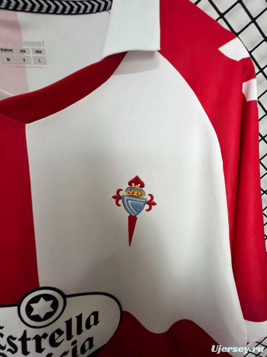 25/26 Celta de Vigo White/Red Vintage Jersey