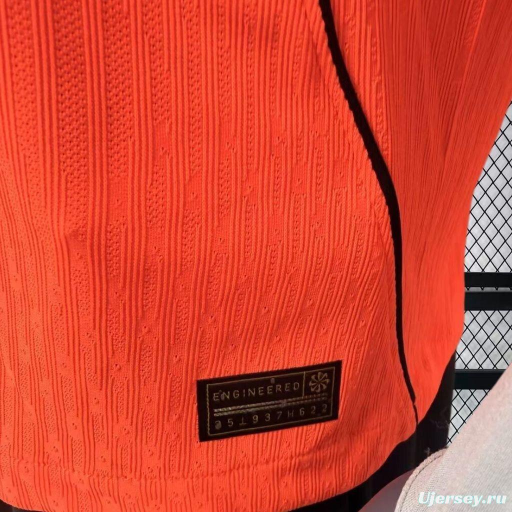 Player Version 2026 Netherlands Home Jersey