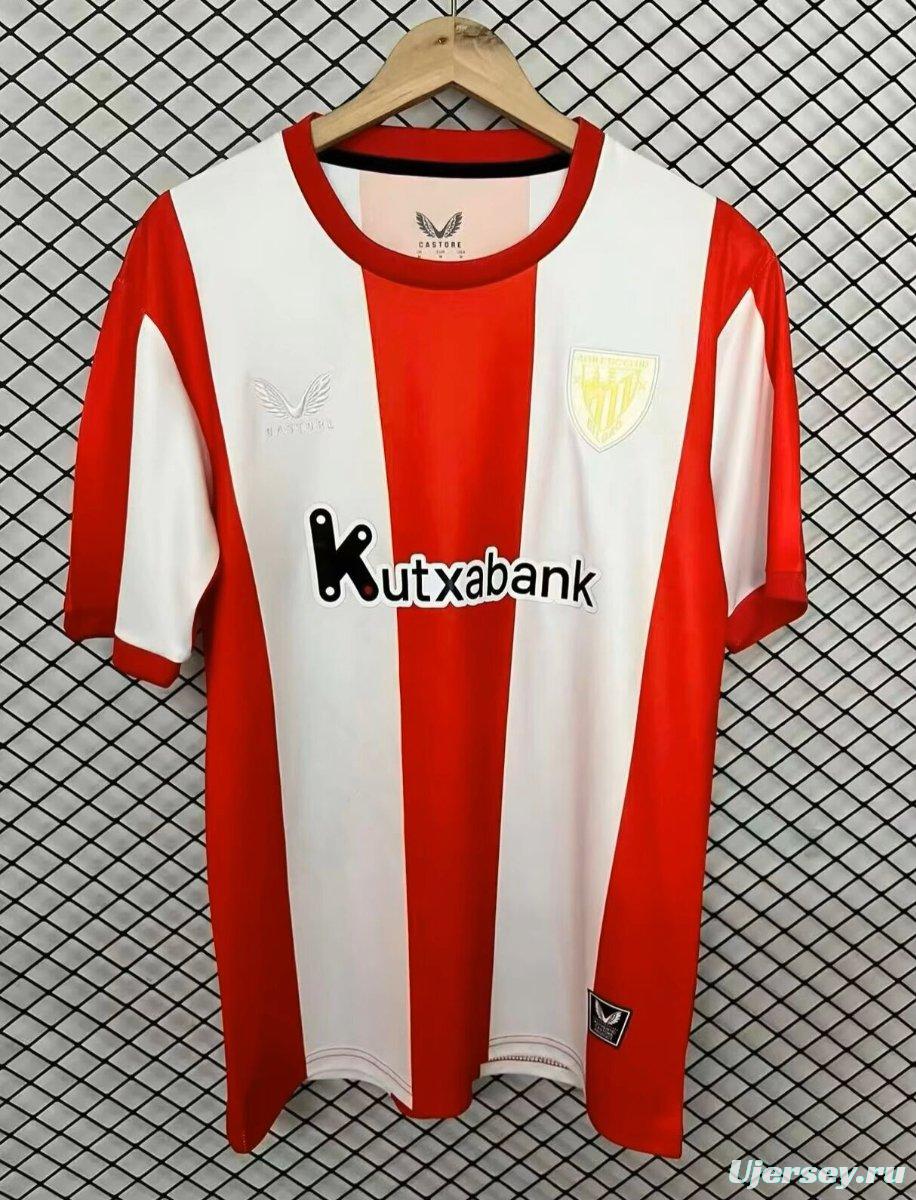 25/26 Athletic Club Bilbao Vintage Remake Home Jersey