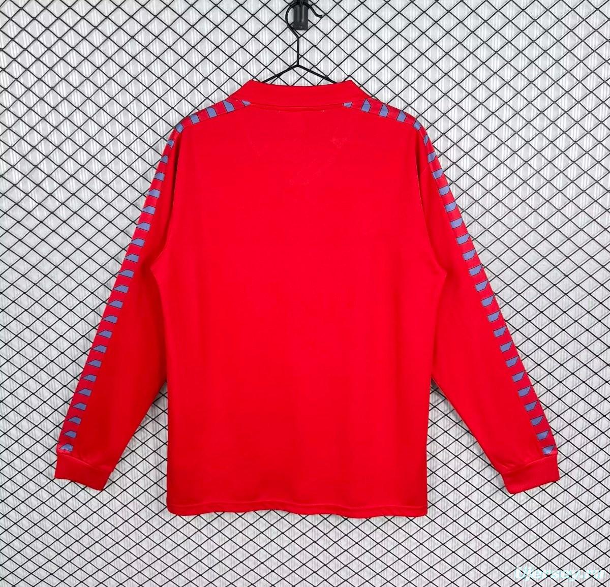 Retro 83/84 Osasuna Home Long Sleeve Jersey