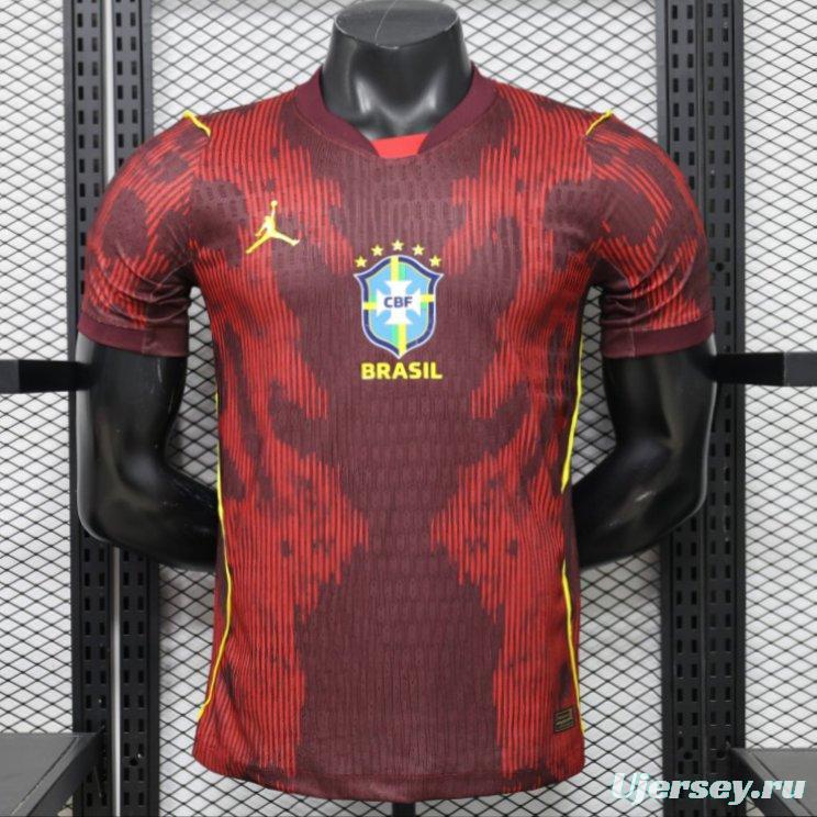 Player Version 26/27 Brazil  Dark Red Special Edition Jersey