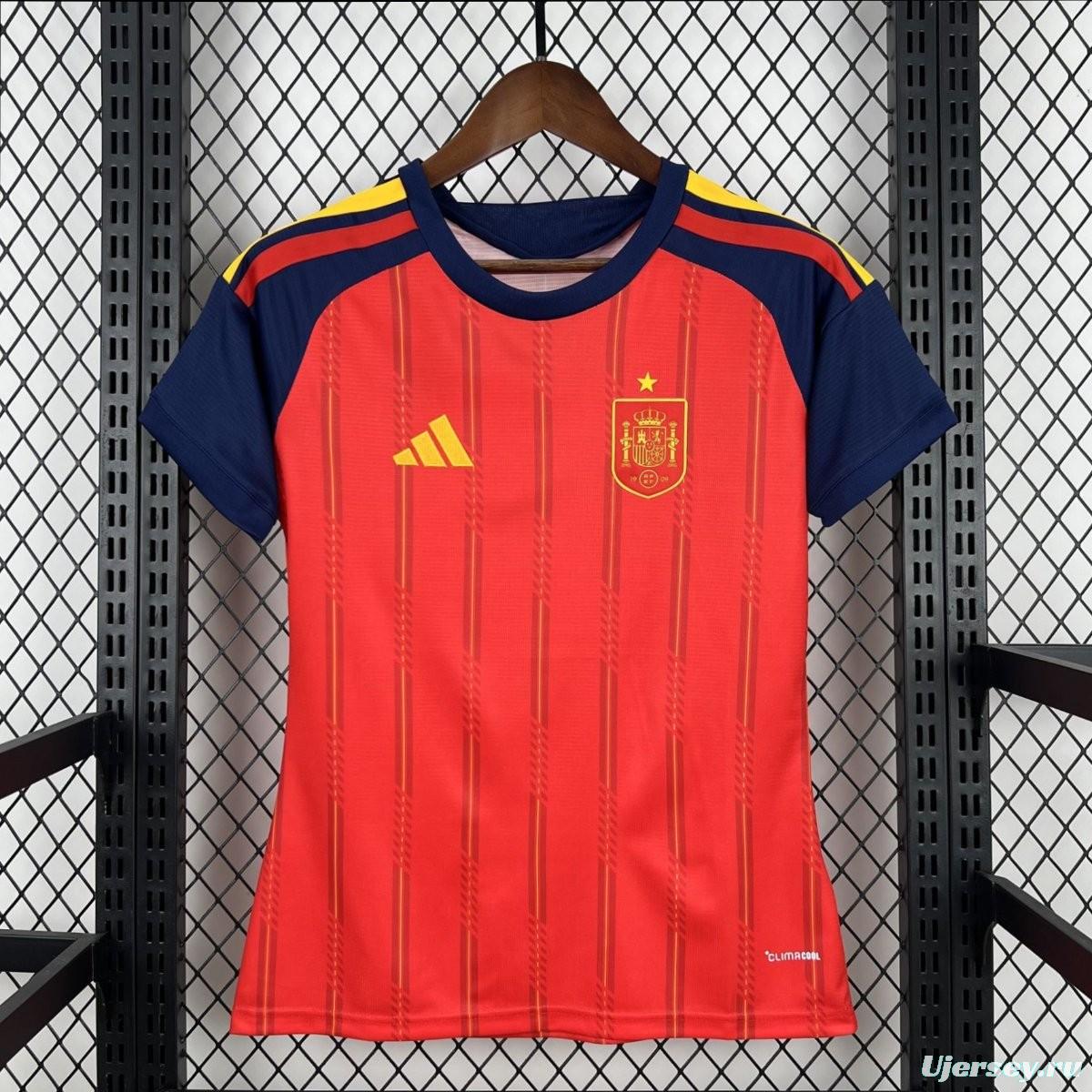 2026 Womens Spain World Cup Home Jersey