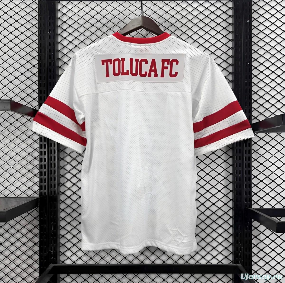 26/27 Toluca White Baseball Jersey