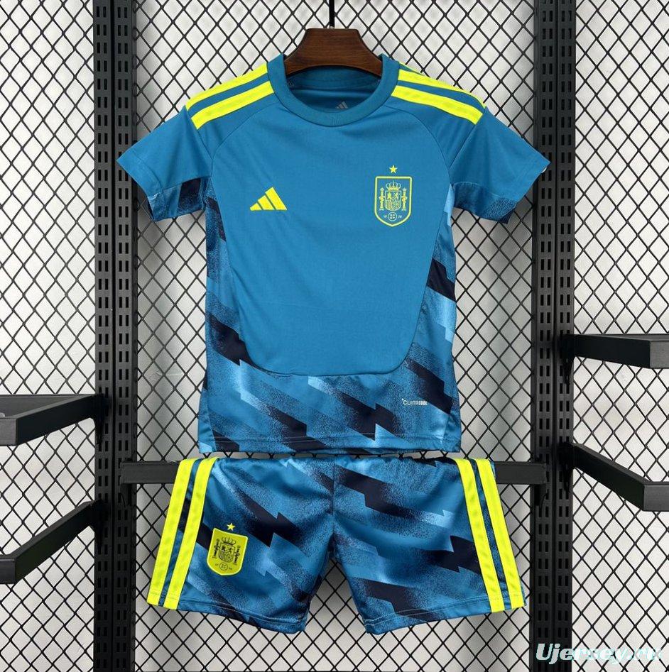 2026 Kids Spain World Cup Goalkeeper Kit