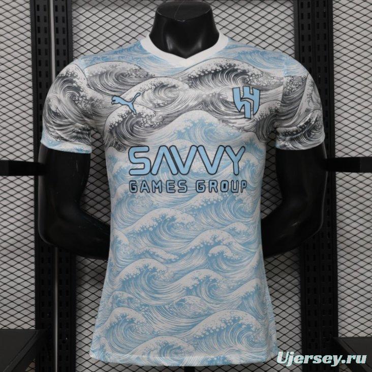Player Version 26/27 Al-Hilal SFC White & Blue  Special Edition Away Jersey