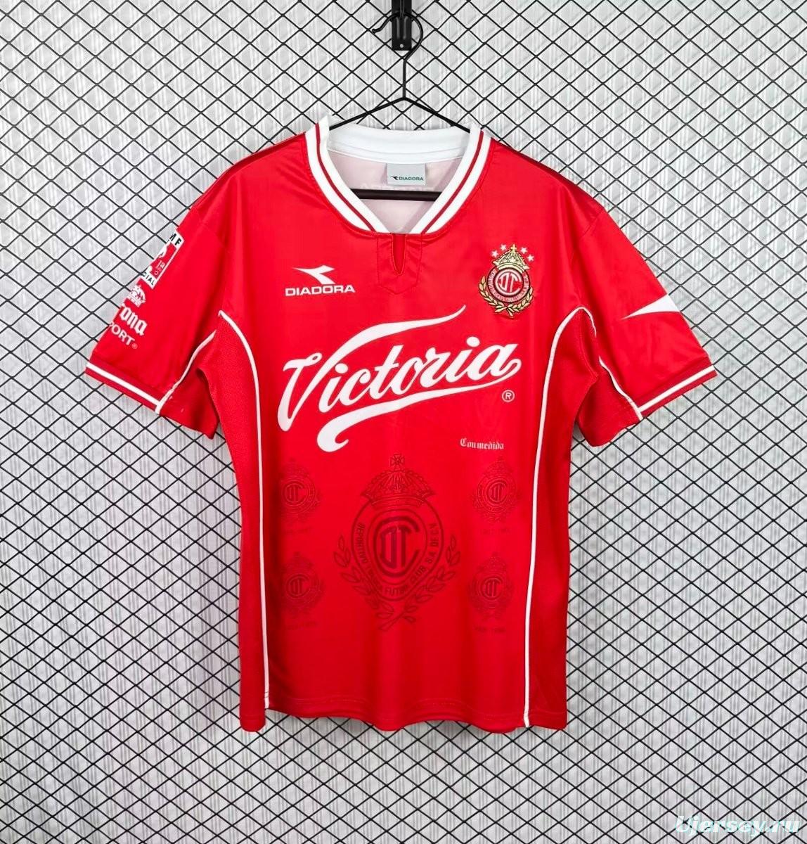Retro 98/99 Toluca Home Jersey