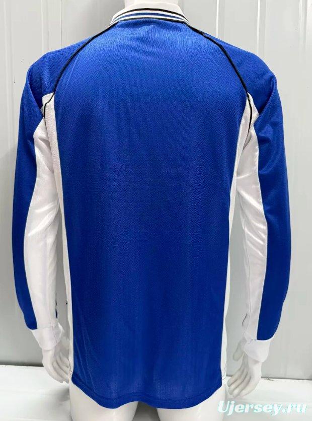 Retro 98/00 Schalke 04 Home Long Sleeve Jersey