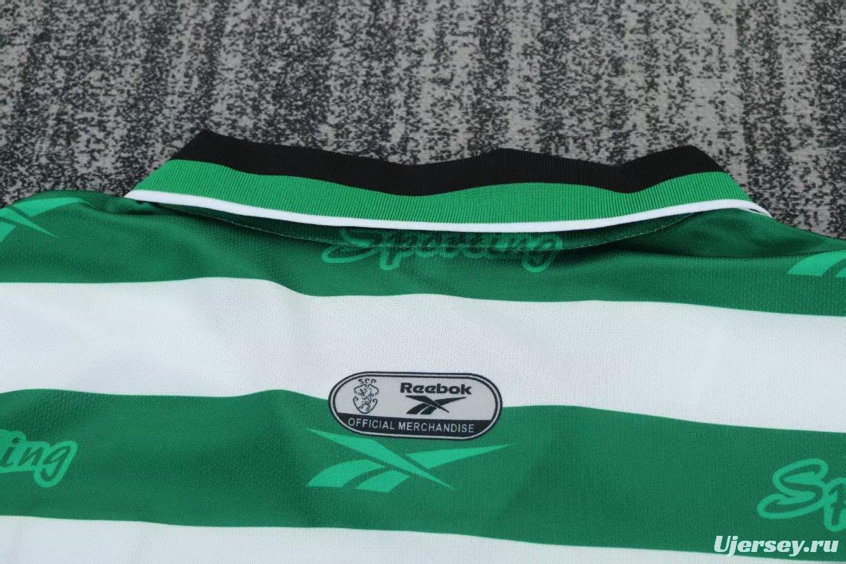 Retro 99/00 Kids Sporting Lisbon Home Jersey
