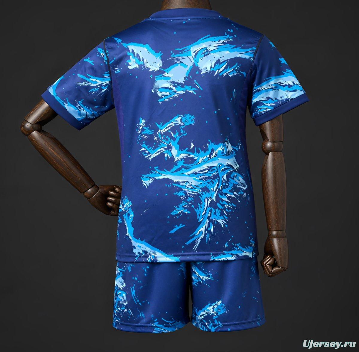 2026 KIDS England Goalkeeper Blue Jersey