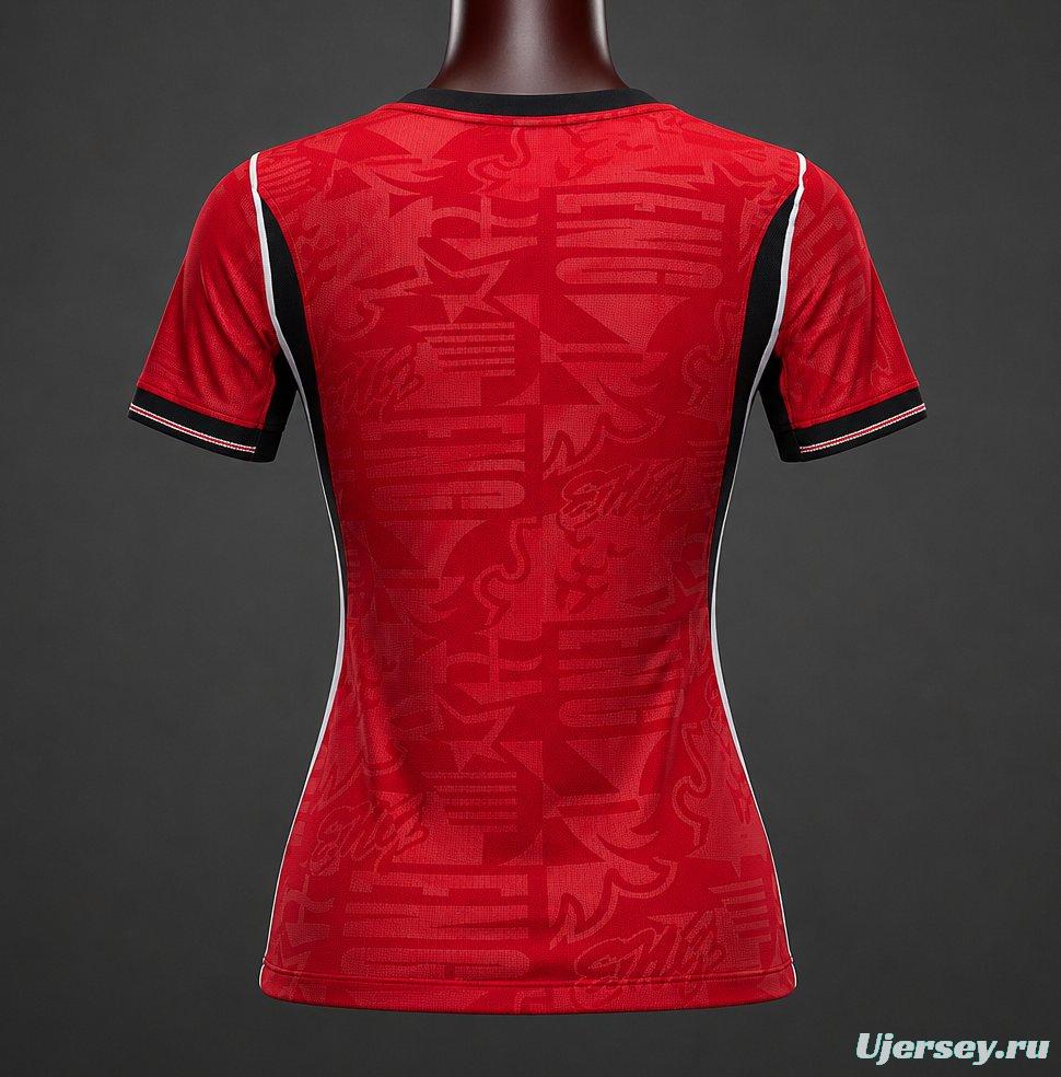 2026 Women England Away Red Jersey