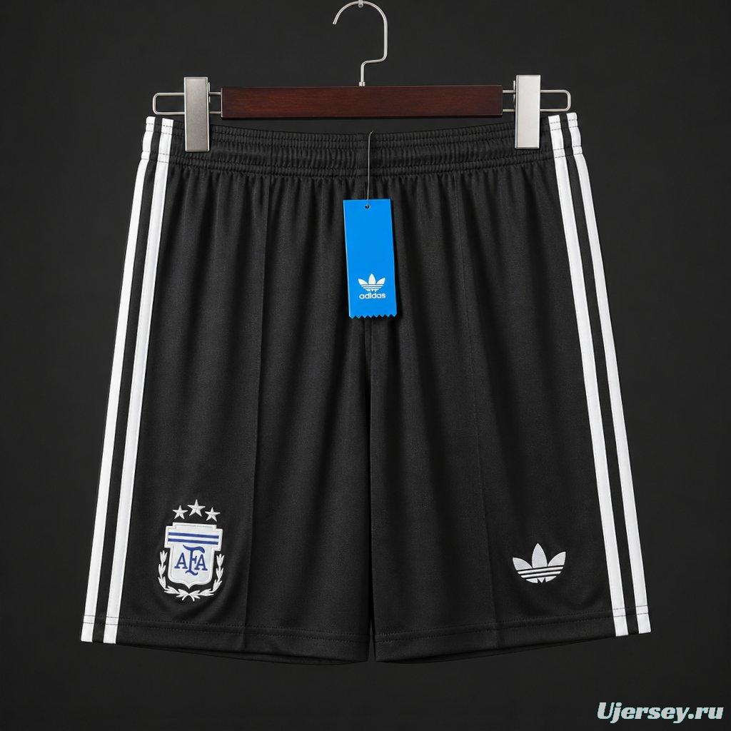 2026 Argentina Black Shorts
