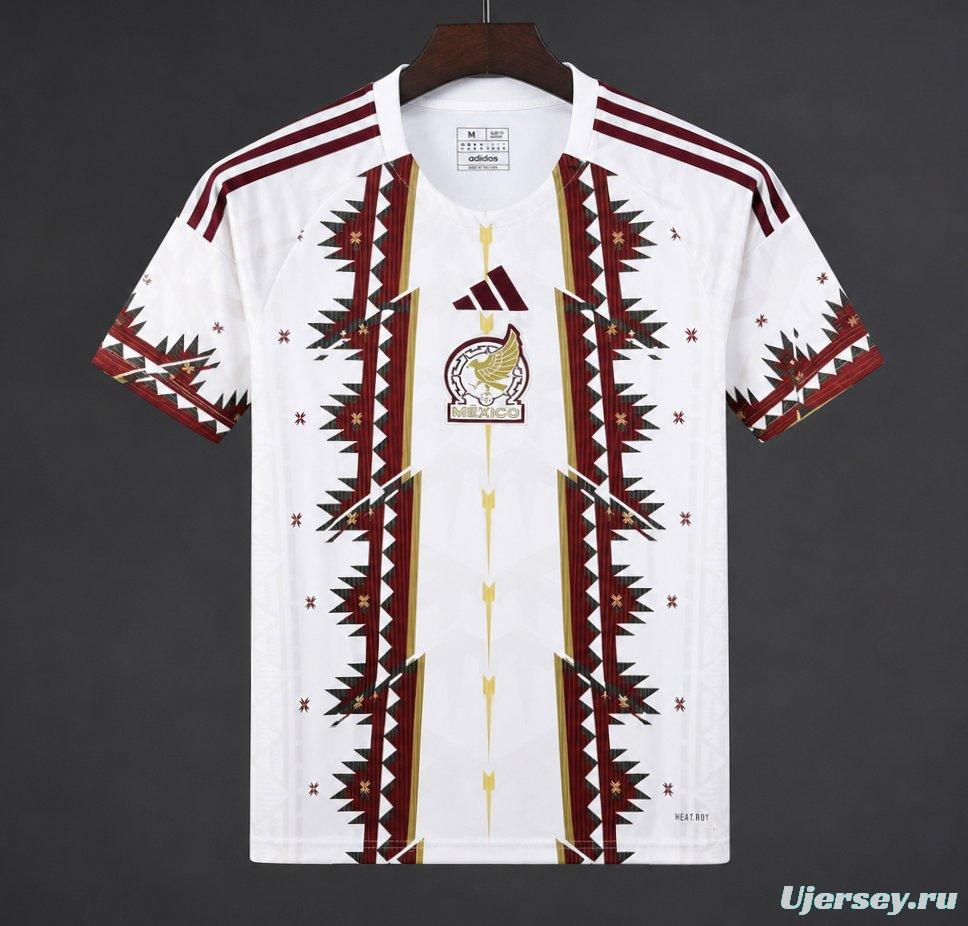 2026 Mexico Aztec Roots White Special Jersey