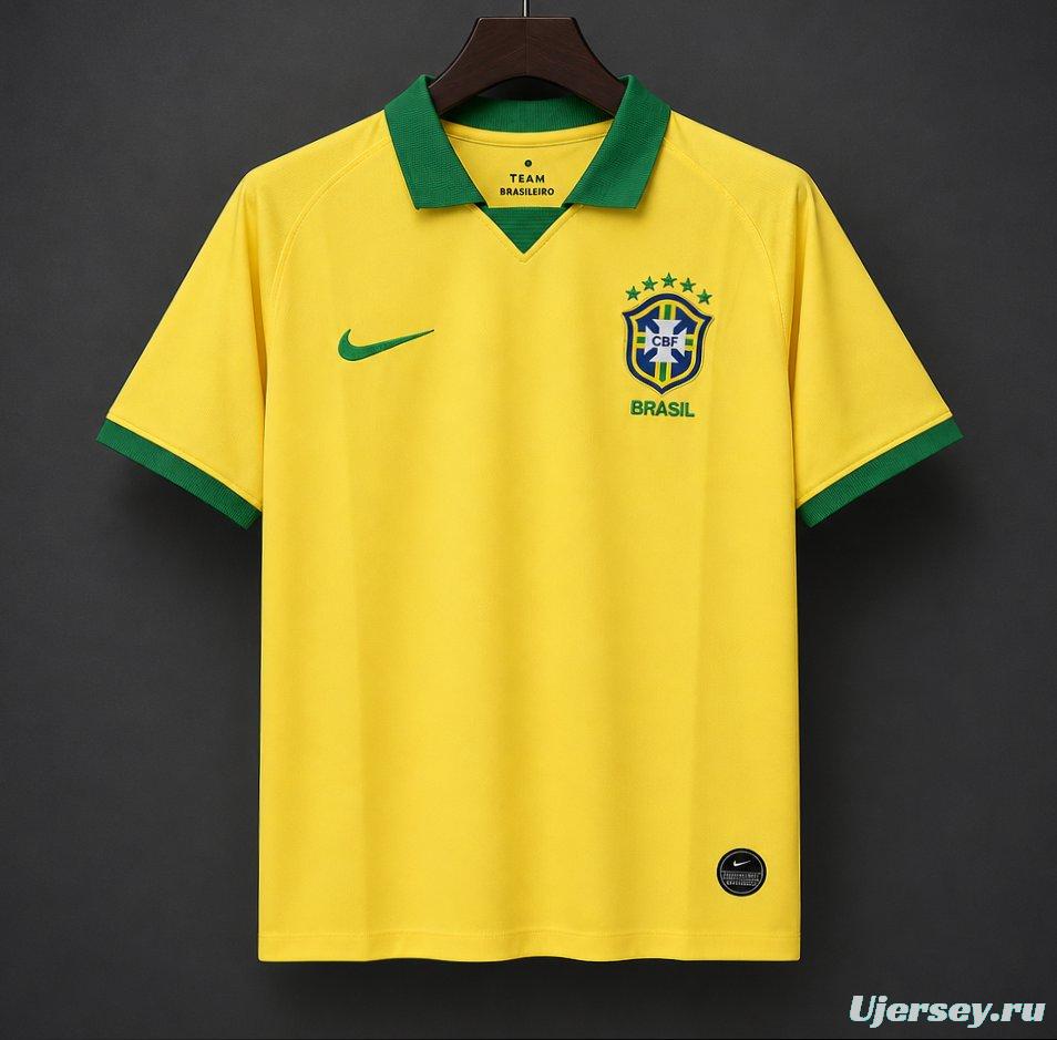 Retro 2020 Brazil Home Jersey