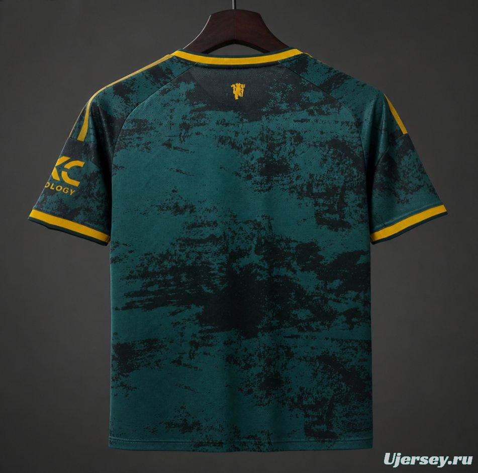 26/27 Adidas Manchester United Special Edition Green Gold Jersey