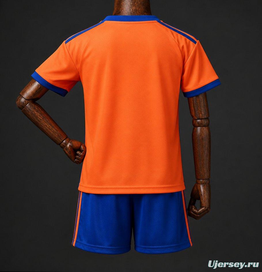 2026 Kids Germany Goalkeeper Orange Jersey