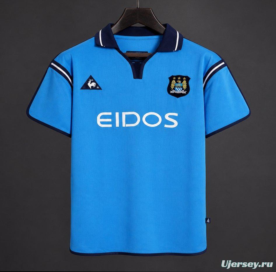 Retro 01/02 Manchester City Home Jersey