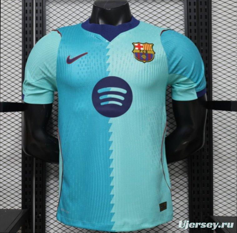 Player Version 26/27 FC Barcelona Teal & Aqua BlueThird Jersey