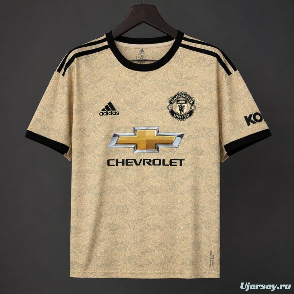 19/20 Retro Manchester United Away Jersey