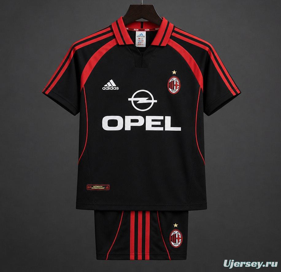 Retro Kids 00/01  AC Milan Third Jersey