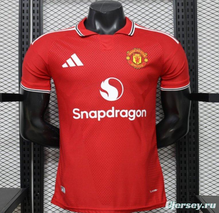 Player Version 26/27 Manchester United Red Home Jersey