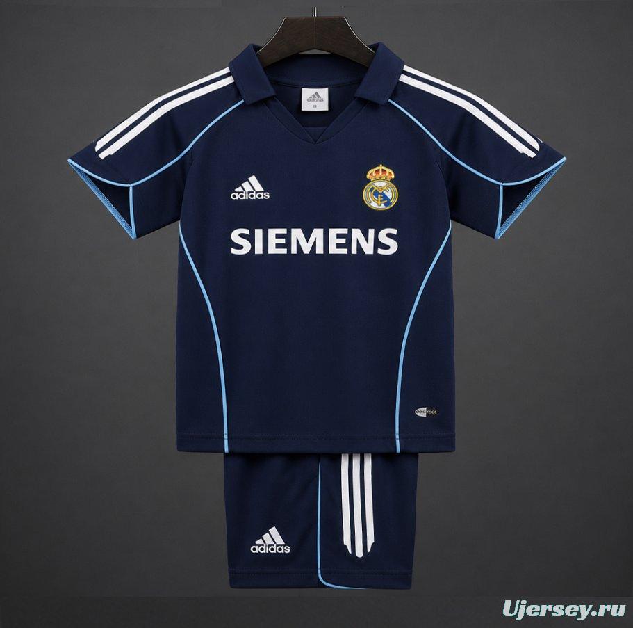 Retro Kids 05/06 Real Madrid Away Jersey