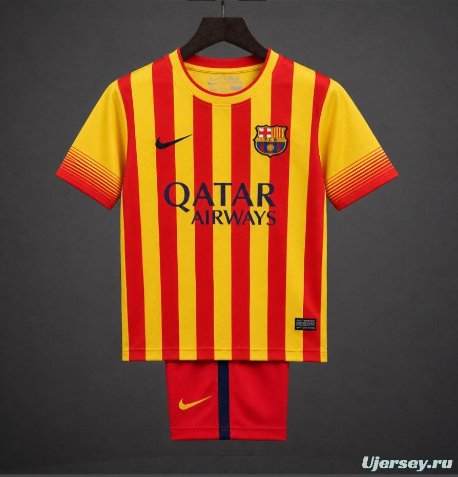 Retro Kids 13/14 FC Barcelona Away Jersey