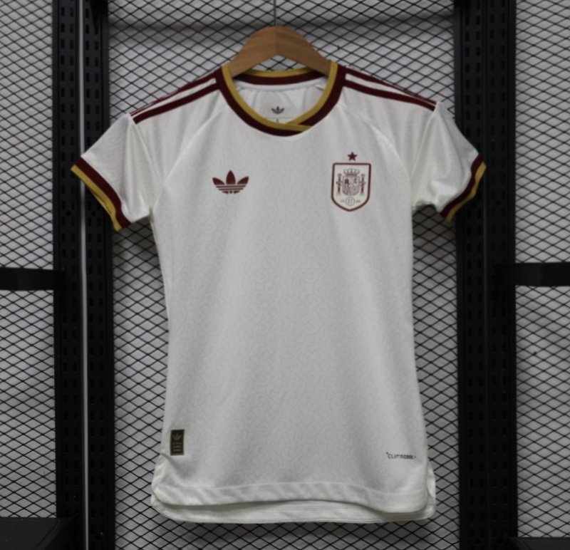 Player Version Womens  26/27  Spain White Away Jersey