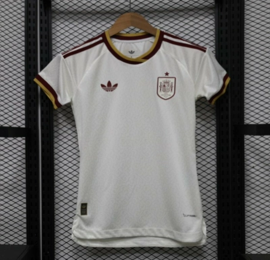 Player Version Womens  26/27  Spain White Away Jersey
