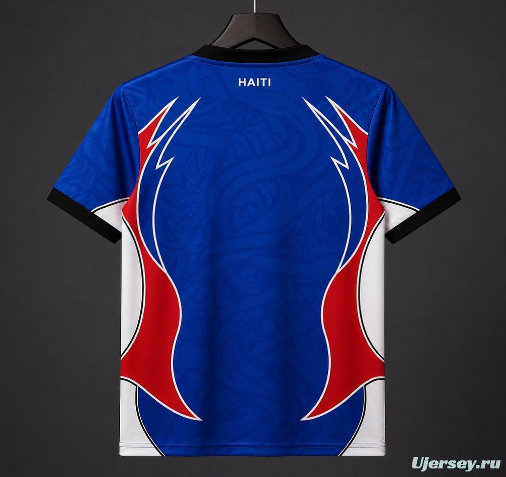 2026 Saeta Haiti Red Blue Special Jersey