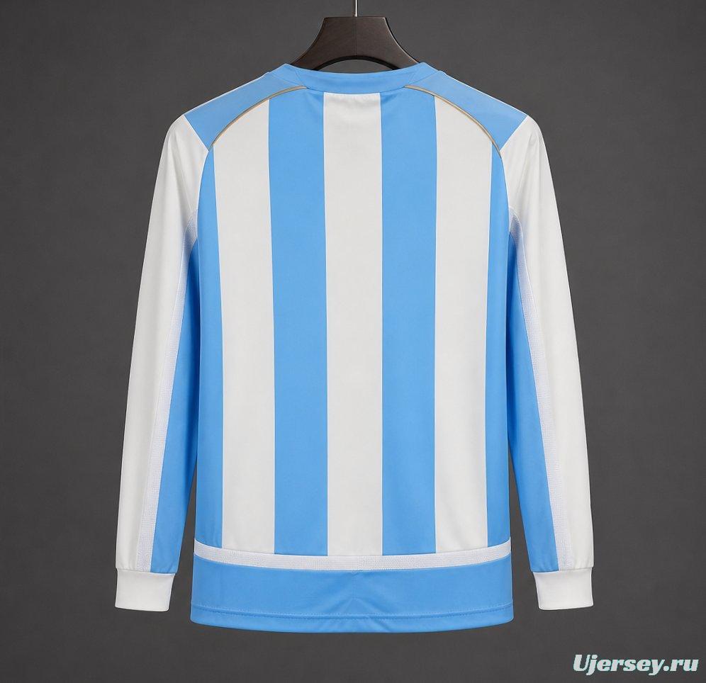 Retro 2006 Argentina Home Long SLeeve Jersey