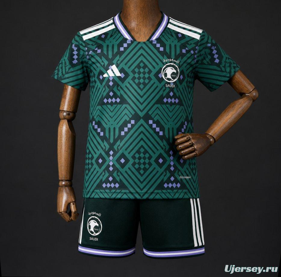 2026 Kids Saudi Arabia Home Jersey