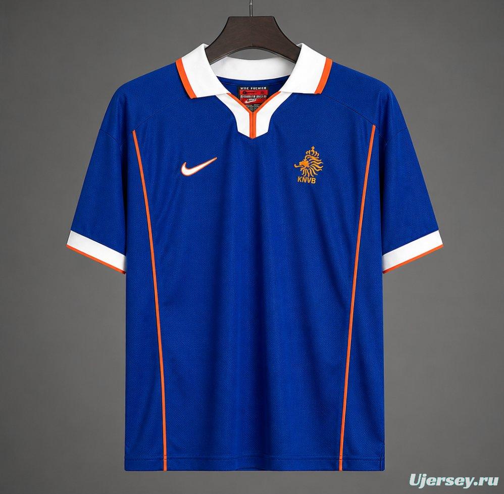 Retro 1998 Netherlands Away Jersey