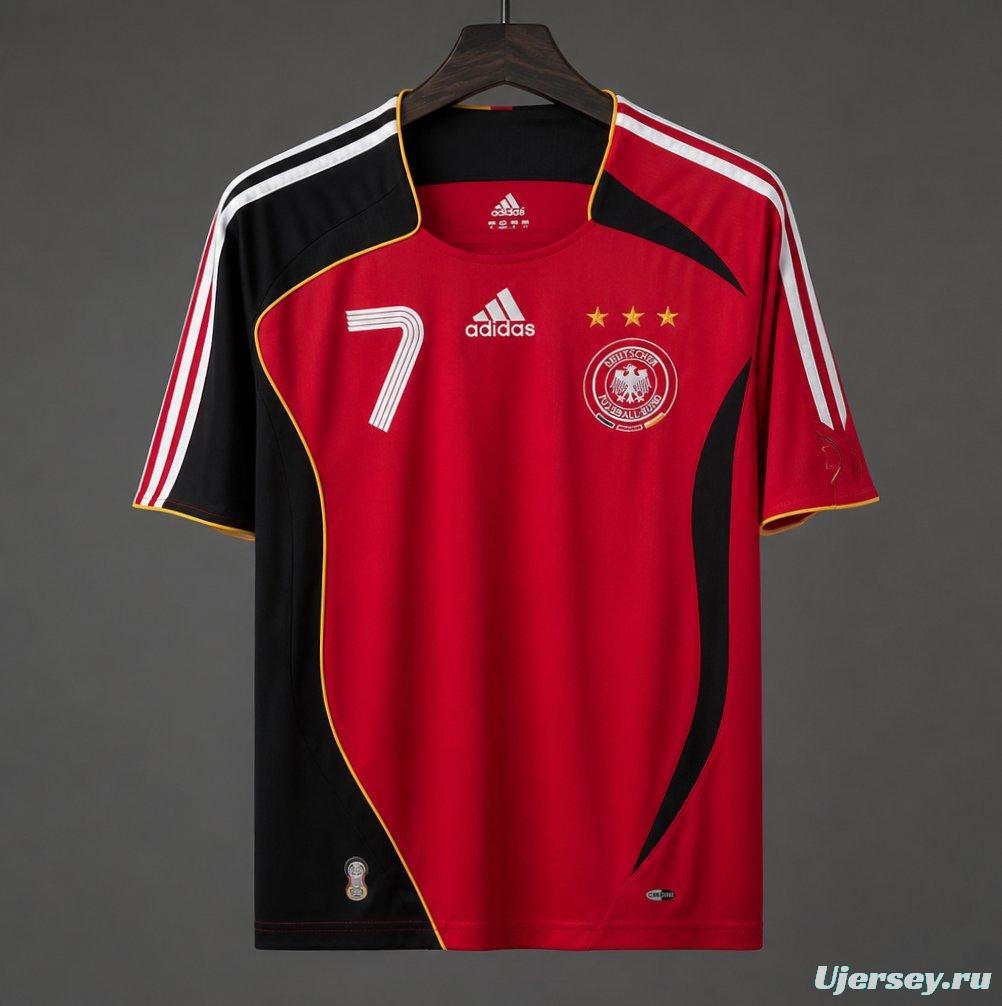 Retro 2006 Germany Away Red Jersey