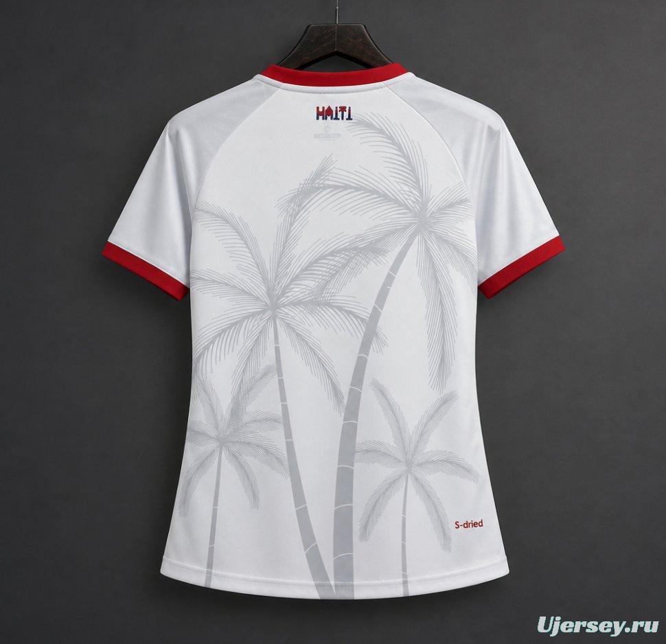 2026 Women Haiti Away White Jersey
