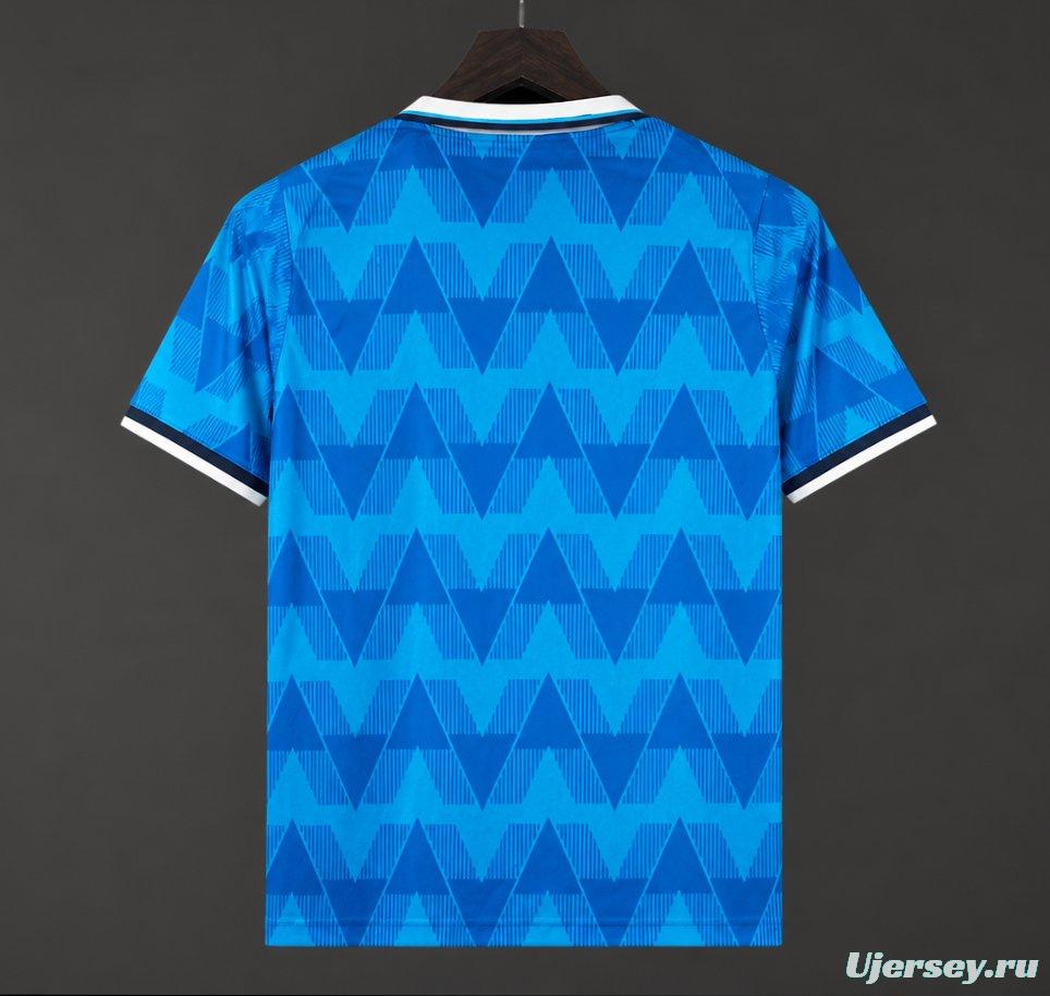 Retro 89/90 Lazio Home Blue Jersey