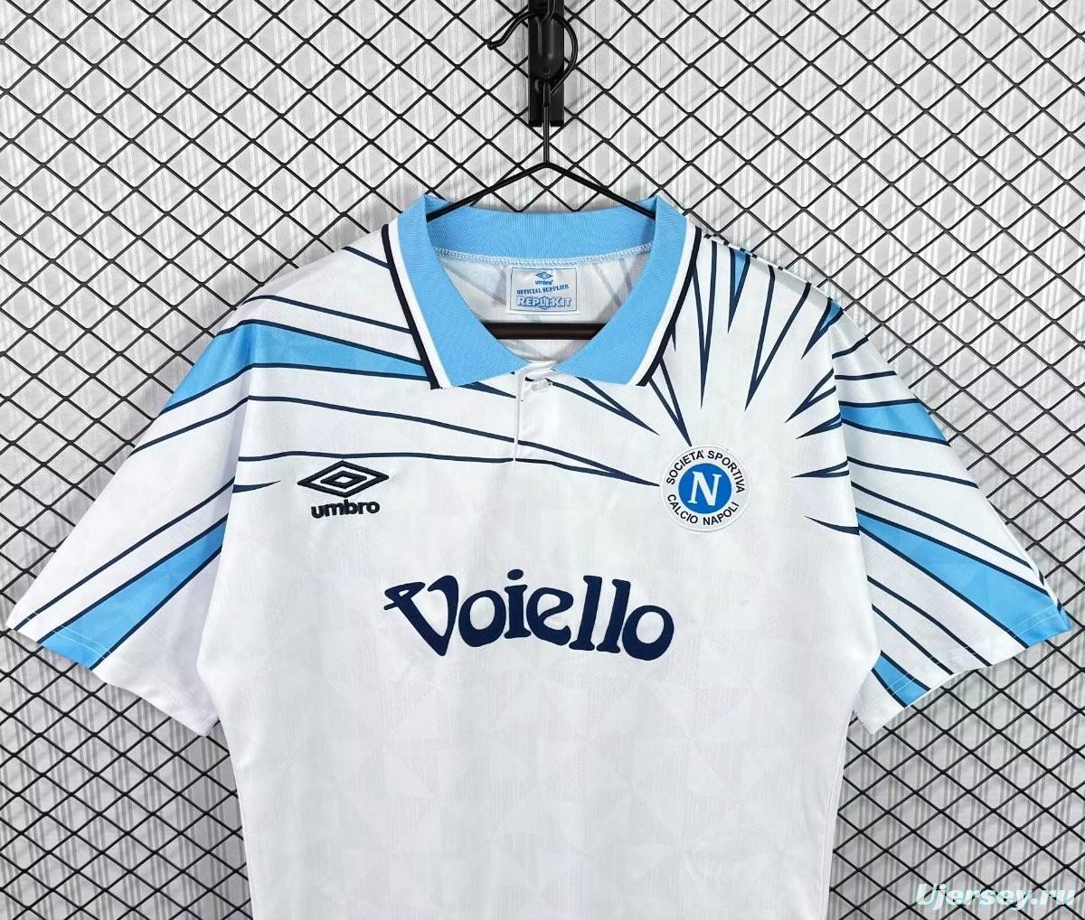 Retro 91/92 Napoli Away Jersey