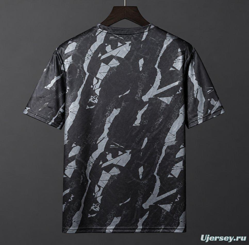 26/27 Olimpia Black with Abstract Camo Pattern Training Jersey