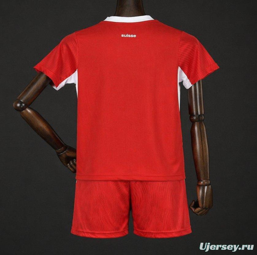 2026 Kids Switzerland World Cup Home Kit