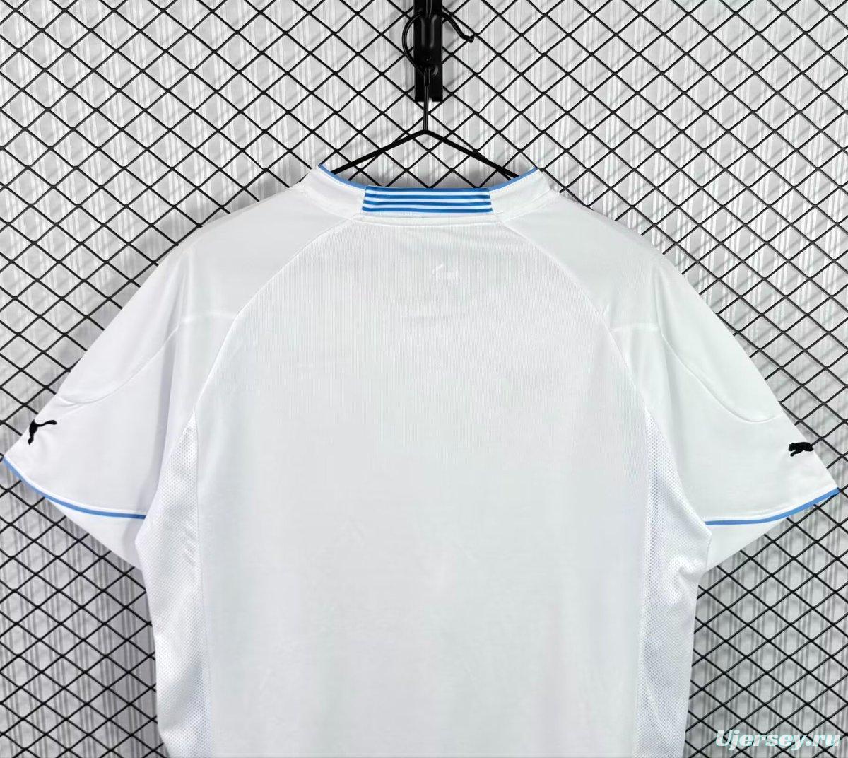 Retro 2010 Uruguay Away White Jersey
