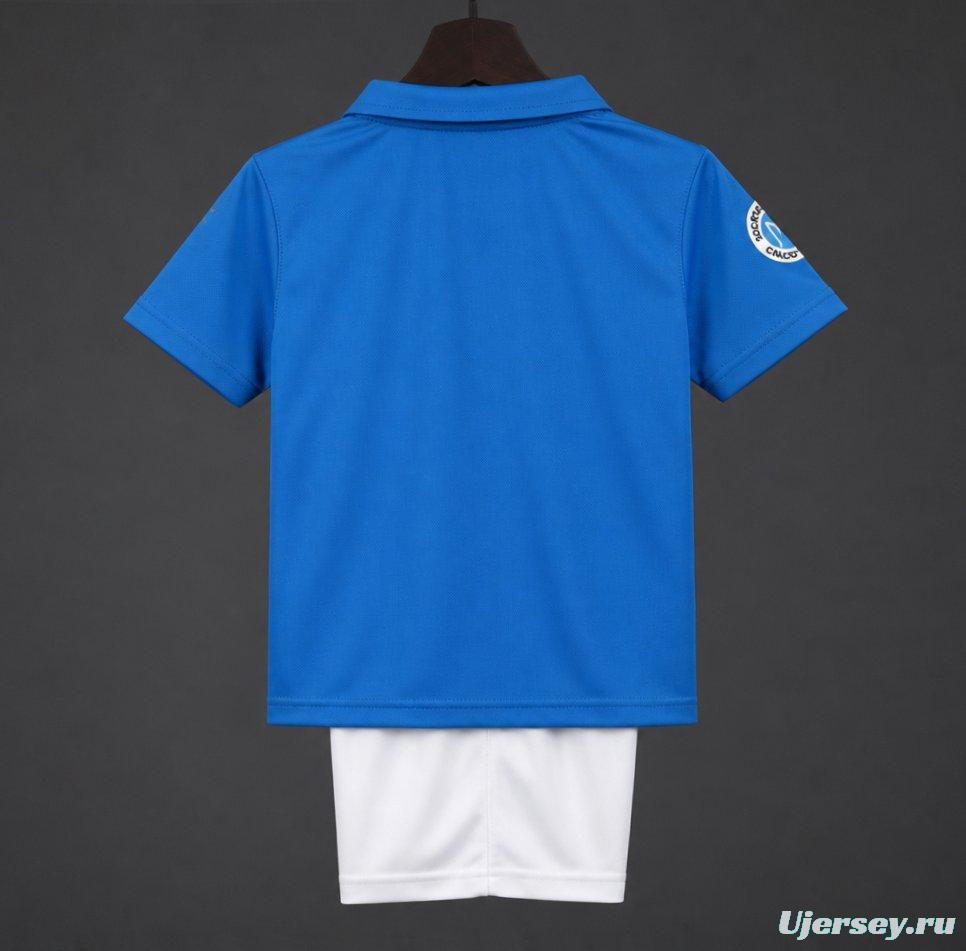 Retro Kids 87/88 Napoli Home Jersey